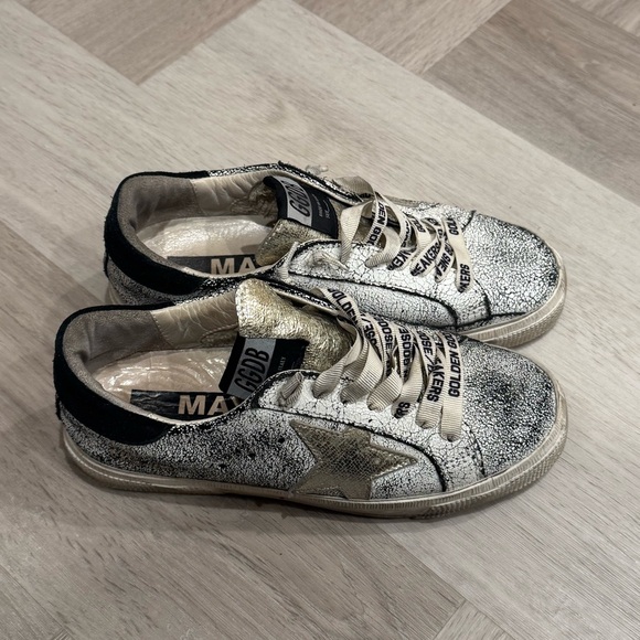 Golden Goose Crackled May Sneaker - Picture 3 of 6